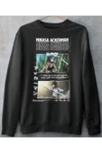 playbackmoda Akiki Tasarım, Mikasa Ackerman, Anime - Manga, Siyah Sweatshirt, S Beden thumbnail 1