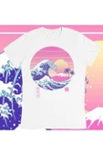 playbackmoda Owersize Doğa Dağ Orman Kamp Tasarım Baskılı Tişört - 1