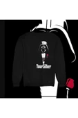 playbackmoda Akiki Tasarım Darth Vader Your Father Sweatshirt thumbnail 1
