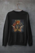 playbackmoda Akiki Tasarım - Eşsiz Guns N'roses Özel Poster Çalışması, Siyah Sweatshirt, Ak10212 thumbnail 1
