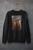 playbackmoda Akiki Tasarım Fantastik Japon Balığı Ormanı Ilüstrasonu Dijital Sanat Sweatshirt thumbnail 1