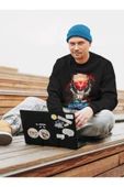 playbackmoda Akiki Tasarım - Petronas Lewis Hamilton Formula 1 44 Dizayn ,siyah Sweatshirt Ak10122 - 2