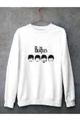 playbackmoda The Beatles Siluet Beyaz Sweatshirt Ak10201 thumbnail 1