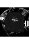 playbackmoda Akiki Tasarım Muhammed Ali - Impossible Is Nothing Typeart Dijital Sanat 3 Sweatshirt thumbnail 1