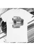 playbackmoda Owersize Offroad Land Rover Defender Series Tasarım Baskılı Tişört thumbnail 1