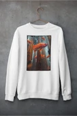 playbackmoda Akiki Tasarım Fantastik Japon Balığı Ormanı Ilüstrasonu Dijital Sanat Sweatshirt thumbnail 1