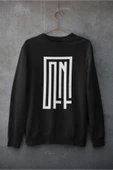 playbackmoda Akiki Tasarım Dual Yazı - On-off 2 Sweatshirt - 1