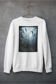 playbackmoda Akiki Tasarım Fantastik Çekiçkafa Ormanı Siluet Ilüstrasyonu Dijital Sanat Sweatshirt thumbnail 1
