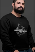 playbackmoda Akiki Tasarım Muhammed Ali - Impossible Is Nothing Typeart Dijital Sanat 3 Sweatshirt thumbnail 2