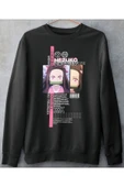 playbackmoda Akiki Tasarım, Nezuko Kamado, Anime - Manga, Siyah Sweatshirt, M Beden thumbnail 1