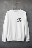 playbackmoda Akiki Tasarım - Love Inside Beyaz Sweatshirt Ak10186 - 1