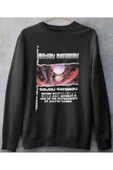 playbackmoda Akiki Tasarım, Gojo Satorou, Anime - Manga, Siyah Sweatshirt, S Beden thumbnail 1