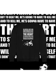 playbackmoda Akiki Tasarım Rocky Balboa Motivasyon İllüstrasyon Sweatshirt thumbnail 1