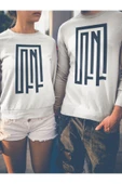 playbackmoda Akiki Tasarım Dual Yazı On Off Sweatshirt thumbnail 2