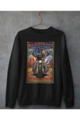 playbackmoda Akiki Tasarım - Amerika Route 66 Motosiklet Rotası ,siyah Sweatshirt Ak10115 thumbnail 1