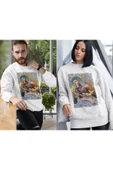 playbackmoda Akiki Tasarım - Jimi Hendrix Özel, Beyaz Sweatshirt, Ak10185 thumbnail 2