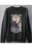 playbackmoda Akiki Tasarım, Inumaki Toge, Anime - Manga, Siyah Sweatshirt, M Beden thumbnail 1