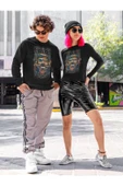 playbackmoda Akiki Tasarım - The Chariot, Amerikan Hot Rod Modifiye Araba ,siyah Sweatshirt Ak10117 - 2