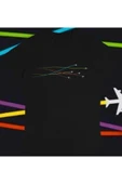 playbackmoda Owersize Minimal Uçak Logo Tasarım Baskılı Tişört thumbnail 1