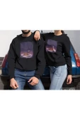 playbackmoda Akiki Tasarım Aşk Varsa Yuvamız Her Yerde Sweatshirt thumbnail 2