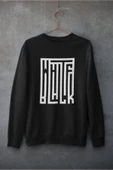 playbackmoda Akiki Tasarım Dual Yazı - Whıte-black 2 Sweatshirt thumbnail 1