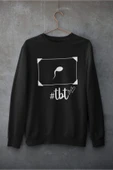 playbackmoda Akiki Tasarım - En Eski Fotoğrafım #tbt Siyah Sweatshirt Ak10200 thumbnail 1