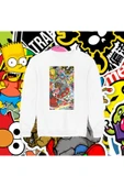 playbackmoda Akiki Tasarım Çılgın Skater E.t. Ve Kankaları Ilüstrasyon Sweatshirt thumbnail 2