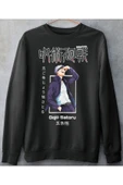 playbackmoda Akiki Tasarım, Gojo Satoru, Anime - Manga, Siyah Sweatshirt, Xl Beden - 1