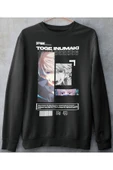 playbackmoda Akiki Tasarım, Toge Inumaki, Anime - Manga, Siyah Sweatshirt, M Beden - 1