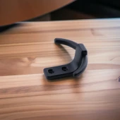 Çapa 5 Adet Askı Siyah Dolap Askılık Askılığı Duvar Vestiyer Banyo Mutfak Elbise Kıyafet Askısı - 7