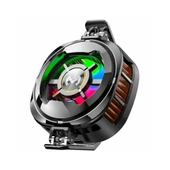 Coofbe Göstergeli RGB Işıklı15W Magsfe Uyumlu Kablolu Soğutma Levhalı Ultra Telefon Soğutucu Radyatör 3 Modlu - 1