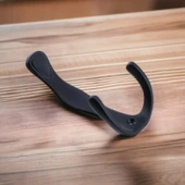 Asya 5 Adet Portmanto Siyah Dolap Askılık Askılığı Duvar Vestiyer Banyo Mutfak Elbise Kıyafet Askısı thumbnail 7