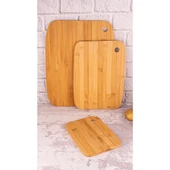 BAMBUM B5104 TEDİ 3LÜ KESME TAHTASI BAMBU - 4