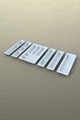 Mutfak Çekmece Içi Kaşıklık 84Cm X 48Cm Yanlar Ve Boydan 4Cm Kesilebilir, Beyaz - 3