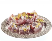 Hindistan Cevizli, Narlı, Antep Fıstıklı Mini Lokum (250 g) - 1