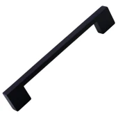 Dar Köprü Kulp 128 mm Mat Siyah Metal Mobilya Mutfak Çekmece Dolap Dolabı Kapak Kulbu Kulpu 12.8 cm thumbnail 5