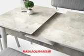 Kelebek Milano Mdf Açılır Masa 4 Adet Vera Sandalye Takım - 2