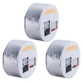 Çamur Bant 3 ADET Çatı İzolasyon Ses Su Yalıtım Tamir Sakız Bandı Gri 48 mm x 2 Metre - 5