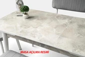 Kelebek Milano Mdf Açılır Masa 4 Adet Vera Sandalye Takım - 4