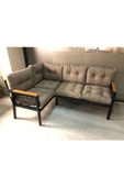 Miami melisa 2+2 Köşe Yön değiştirilebilir Koltuk Takımı Balkon-bahçe-kafe-mutfak-takımı - 1