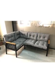 Miami melisa 2+2 Köşe Yön değiştirilebilir Koltuk Takımı Balkon-bahçe-kafe-mutfak-takımı - 1