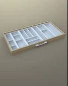Mutfak Çekmece Içi Kaşıklık 94Cm X 48Cm Yanlar Ve Boydan 4Cm Kesilebilir, Beyaz - 2