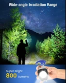 WRT ŞARJLI LED LAMBASI KAMP ÇAKMAK MİNİ FENER thumbnail 8