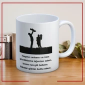 Benim Sevgili Babam Baskılı Babalar Günü Kupa Bardak Kahve Kupa Bardak - 1