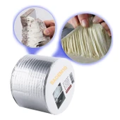 Çamur Bant 3 ADET Çatı İzolasyon Ses Su Yalıtım Tamir Sakız Bandı Gri 72 mm x 2 Metre - 4