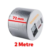 Çamur Bant 3 ADET Çatı İzolasyon Ses Su Yalıtım Tamir Sakız Bandı Gri 72 mm x 2 Metre - 2