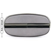 Erkan Saçmacı Antrasit Saten Kristal Taşlı Metal Saplı Zincir Askılı Abiye Çanta - 5