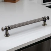 Selçuklu Antik Nikel Metal Kulp 128 mm Mobilya Çekmece Mutfak Dolabı Dolap Kapak Kulpları Kulb Kulpu thumbnail 5
