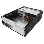 Frisby Slim Tower Micro ATX, 300W Slim Power, 80mm Fanlı FC-S6020B Kulplu Siyah Kasası thumbnail 3