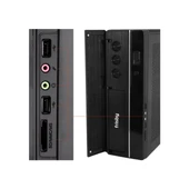 Frisby Slim Tower Micro ATX, 300W Slim Power, 80mm Fanlı FC-S6020B Kulplu Siyah Kasası - 4